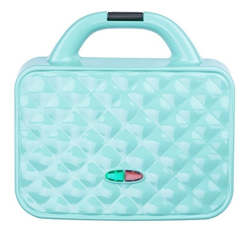 Waflera Electrica 2 Wafles Bolsa Antiadherente Blue Diamond