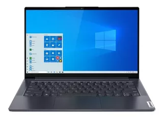 Notebook Lenovo Yoga Slim 14IIL05 slate gray 14", Intel Core i5 1035G4 8GB de RAM 512GB SSD, Intel Iris Plus Graphics G4 60 Hz 1920x1200px Windows 10 Home