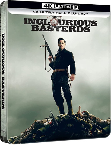 4k Ultra Hd + Blu-ray Inglourious Basterds / Steelbook