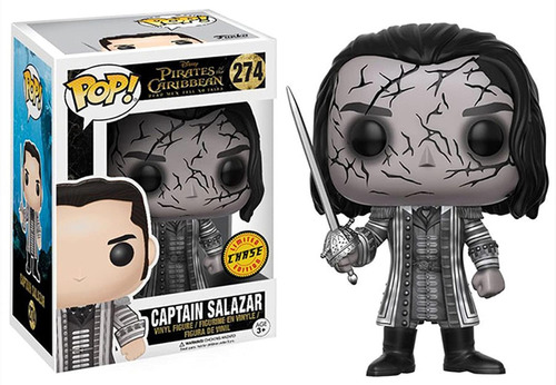 Funko Pop Piratas Del Caribe Captain Salazar 274 Chase