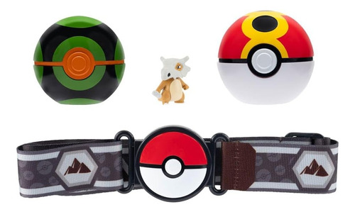 Pokemon Clip N Go Set De Cinturon Cubone Jazwares