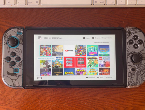 Nintendo Switch + Juegos + Carcasa + Memoria + Estuche + Acc