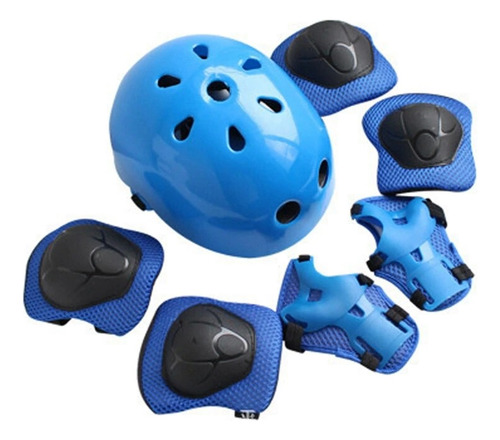 Set Protectores Para Niños, Coderas, Casco, Muñequeras