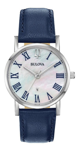 Reloj Bulova Classic American Clipper Mother O Pearl 96m146 