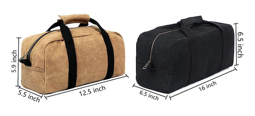 Heavy Duty Waxed Canvas Multi-purpose Waterpoof Tool Organiz