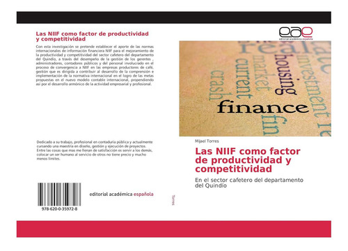 Libro: Las Niif Como Factor De Productividad Y En El Sector