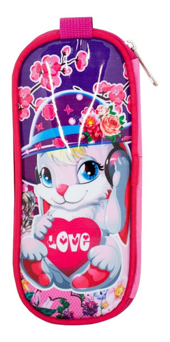 Owen Cartuchera Escolar Infantil Love Rosa Owmi10038c