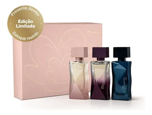 Presente Natura Essencial Miniaturas 3n 25 Ml — R$ 264,95 em Mercado Livre, 23% OFF