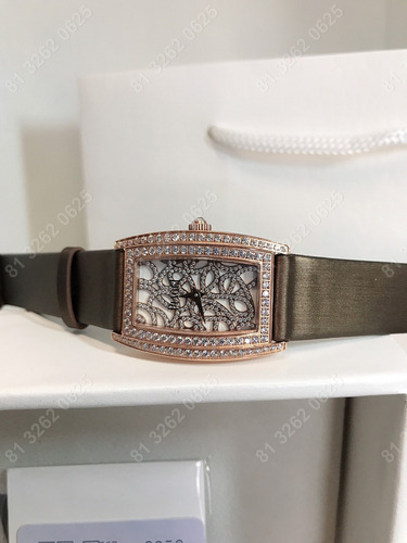 Piaget Reloj Mujer,diamantes Incrustados,correa Gris