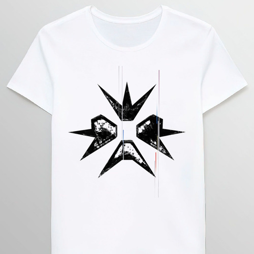 Remera Erra Black Burst Logo 124932569