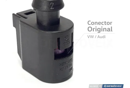 Conector Plug P/ Chicote Sensor Abs Golf Jetta Passat Up Conector Plug P/ Chicote Sensor Abs Golf Jetta Passat Up