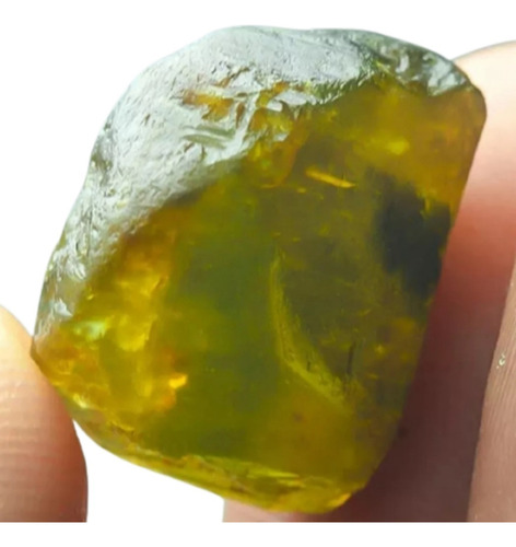 30ct 100% Natural Turmalina Verde Amarilla Cristal Amuleto