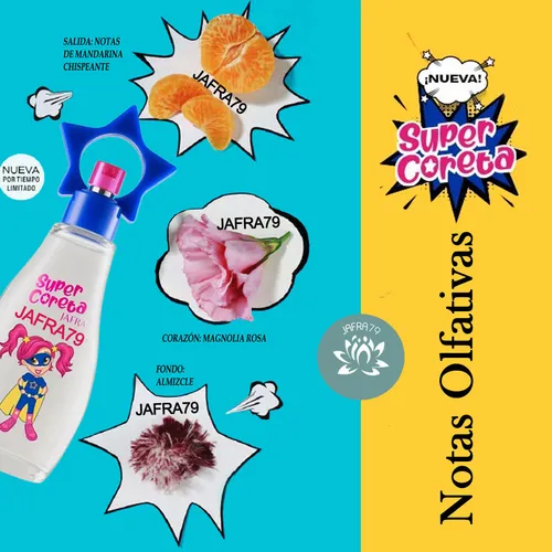 Super Coreta Perfume Floral Jafra balsamo Labial Para Ni as