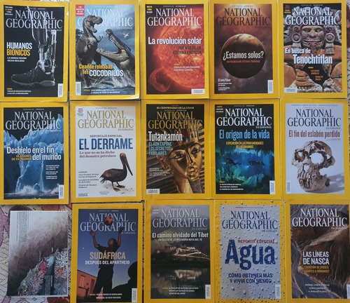 Revista National Geographic En Español Lote Increíble (Usado)