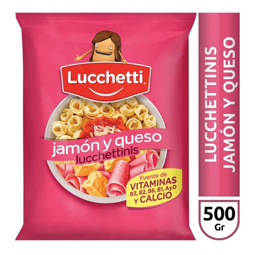 Capellettis Lucchetti Sabor Jamon Y Queso X 500 Gr