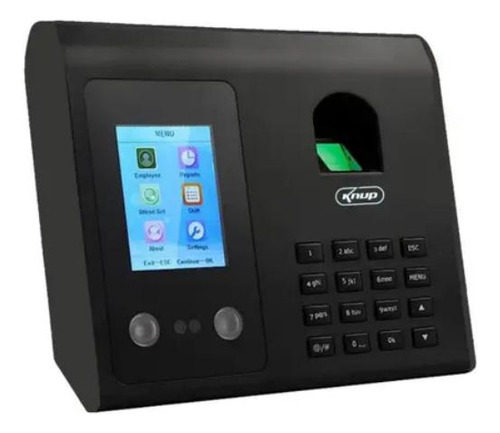 Relógio Ponto Knup Kp-re1032 Led Windows Biometria.