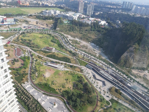 Departamento  Con Vista Al Parque La Mexicana En Santa Fe