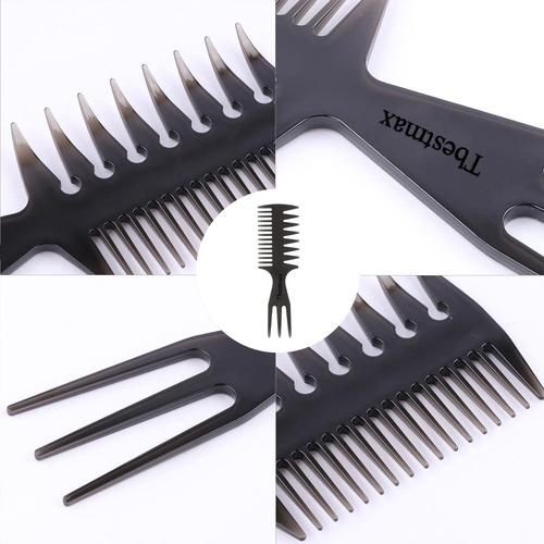 Peine Para El Cabello, Juego De Peinetas De Cola De Doble Ca