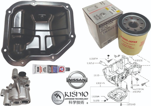 Carter Bomba Y Filtro Aceite Silicon Versa 1.6l 07-18