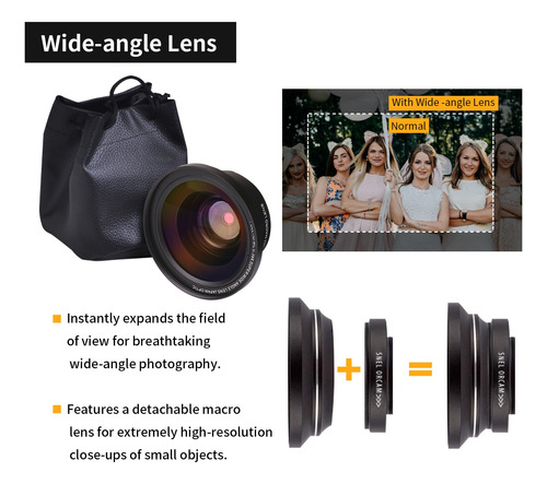 Cámara De Vídeo Digital Con Wifi, Videocámara 4k Con