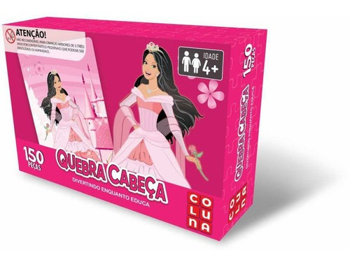 Quebra-cabeça Cartonado Princesas 150 Peças