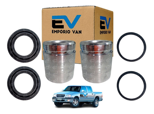 Kit Pistao Reparo Pinca Freio Diant S10 4x4 98..05 Chevrolet