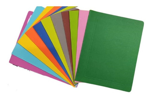Carpetas Grapa Facil Tamaño Carta De Colores 