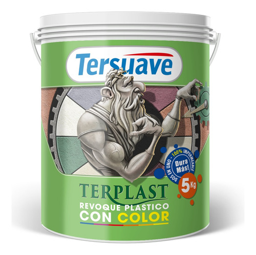 Revestimiento Revoque Plastico Rodillo 5kg Tersuave Davinci