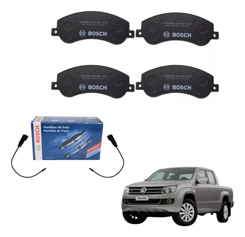 Pastilha Freio Dianteira Bosch Amarok 2011 2012 2013