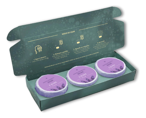 Banho Aromático Zenai - 6 Pastilhas Com Óleos Essenciais