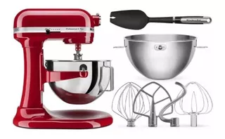 Batidora de pedestal KitchenAid Professional 5 Plus Series KP25 roja 60 Hz 120 V