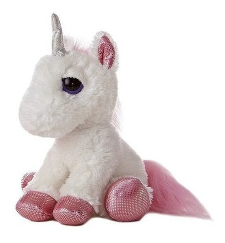 Aurora World Heavenly White Unicorn Plush Toy