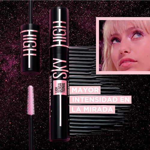 Imagen 4 de 7 de Kit Maybelline: Sky High Cosmic + Labial Vinyl Ink Cheeky