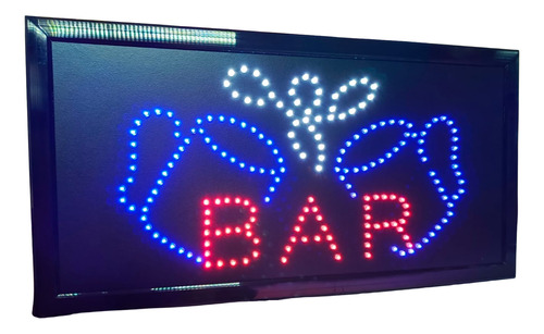 Anuncio Luminoso Letrero De Bar Luminoso Led Bar