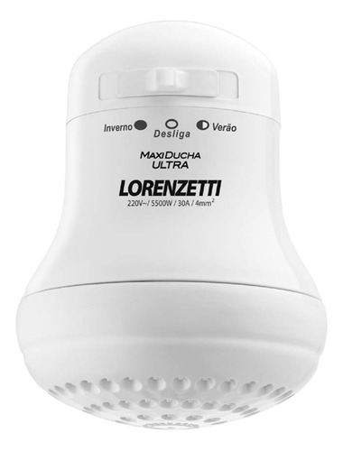 Duchero Instantáneo Lorenzetti 220v 30a 5500w