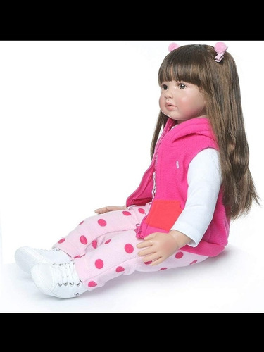 Imagen 3 de 4 de Bebé Bebe Reborn Baby Reborn Realista Muñeca Jirafa