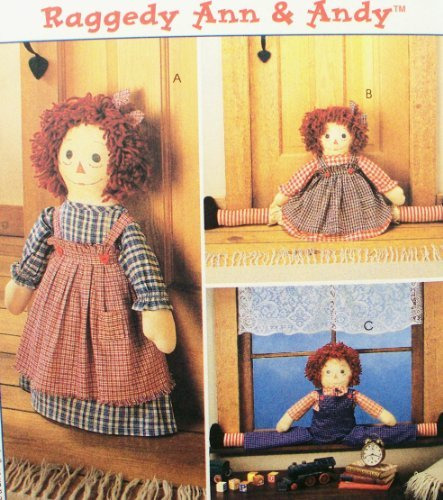 Oop Mccall 's Craft Pattern 8708 Raggedy Ann Andy Doorstop