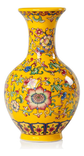Qinlang 6 Em Pequeno Vaso De Flores Amarelas Para Decoração