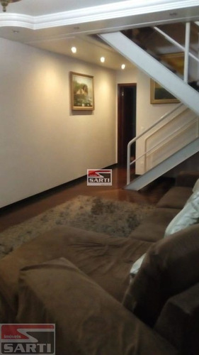 Imagem 11 de 12 de Sobrado Com 3 Suítes /closet E 4 Vagas - St16061