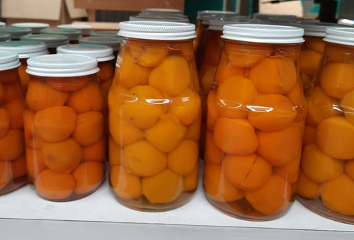 Duraznos En Almíbar, Frasco 1 Kg, Con Envío Incluido