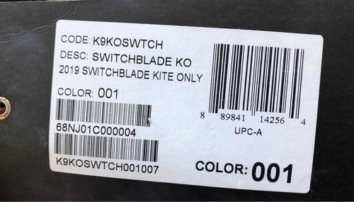 Imagen 4 de 5 de Kite 7 Cabrinha Switch Blade 2019