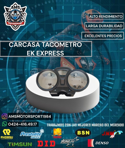 Carcasa De Tacometro Para Ek Expres 