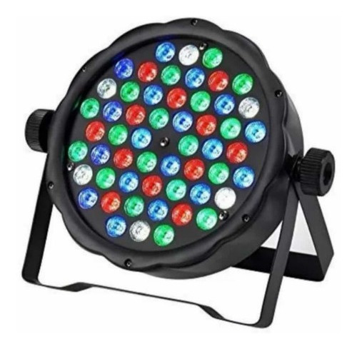 Foco Par Light De 54 Led+entrada Dmx , Rgb Reflector Rgb