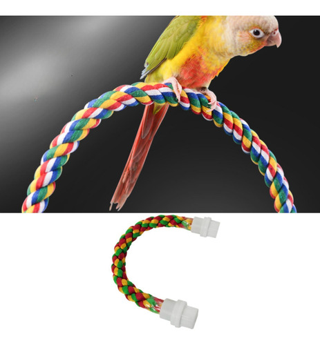 Accesorio De Jaula De Percha De Cuerda Para Pájaros,
