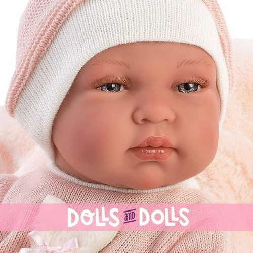 Tina 45cm Con Saquito Bebe Real Reborns Llorens Española