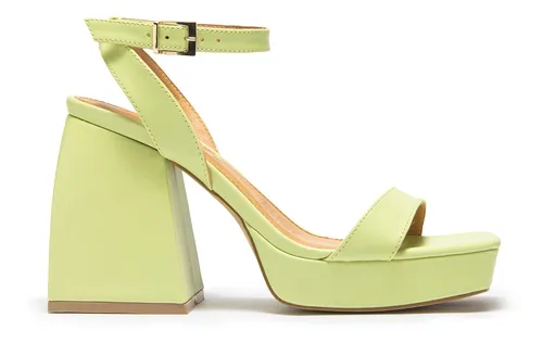 Sandalia Capa De Ozono Para Mujer Estilo 640802 Verde Cuotas sin