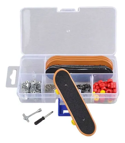 Fingerboard - Skate De Dedo Profissional Rodinhas Rolamento