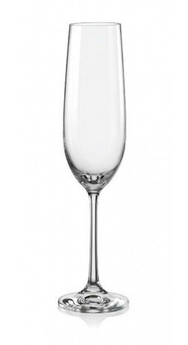 Copa Champagne Cristal Bohemia Original Setx6 Viola 190ml