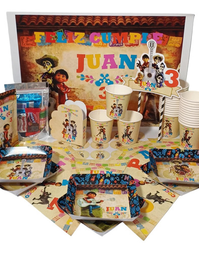 Cotillón Infantil Premium Personalizado X 10  Coco Movie