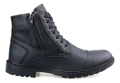 Bota Tênis Sapatênis Casual Cano Alto Masculino Macio Ziper